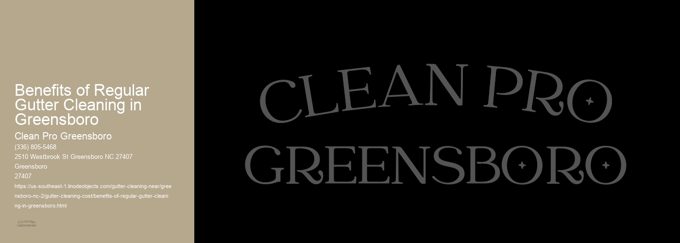 Benefits of Regular Gutter Cleaning in Greensboro 