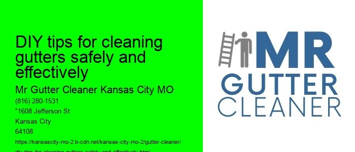 DIY tips for cleaning gutters safely and effectively 