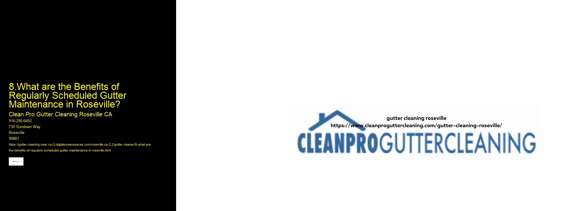 8.What are the Benefits of Regularly Scheduled Gutter Maintenance in Roseville?