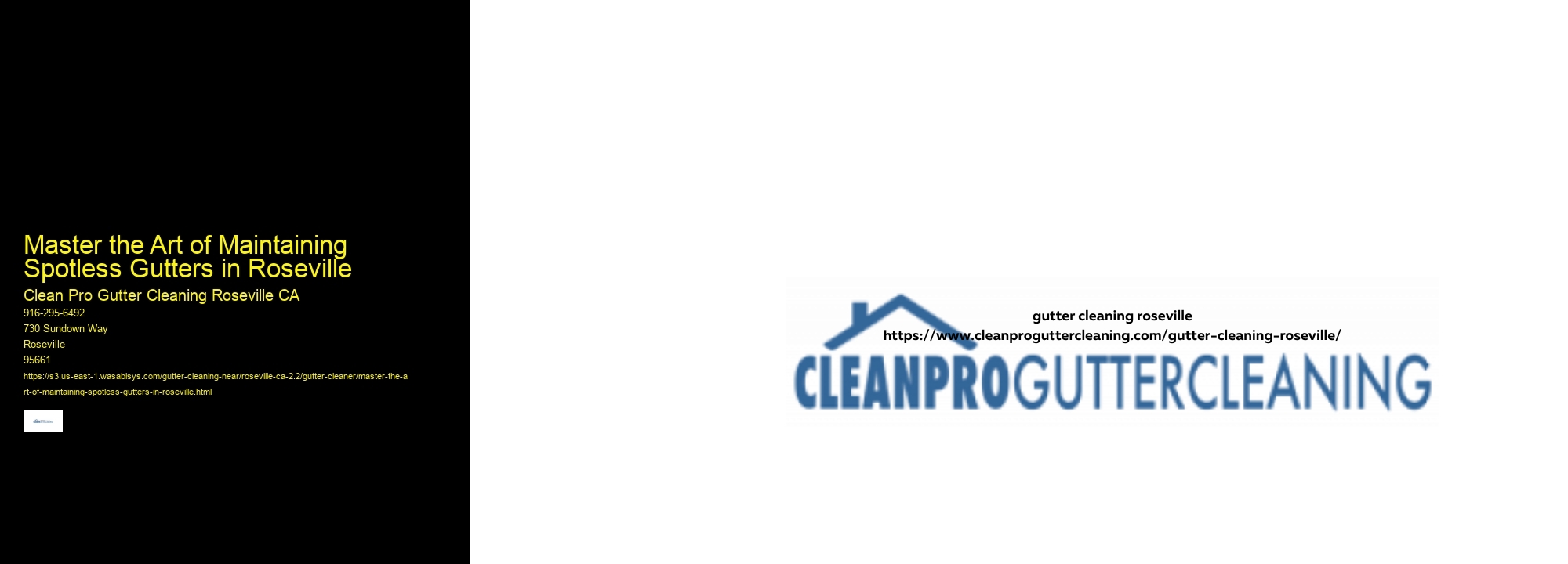 Master the Art of Maintaining Spotless Gutters in Roseville 