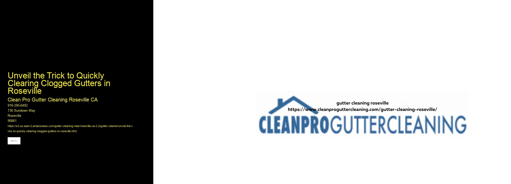 Unveil the Trick to Quickly Clearing Clogged Gutters in Roseville 
