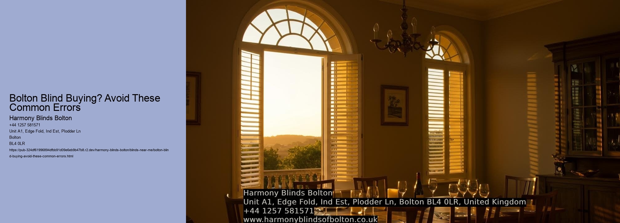 Bolton Blind Buying? Avoid These Common Errors