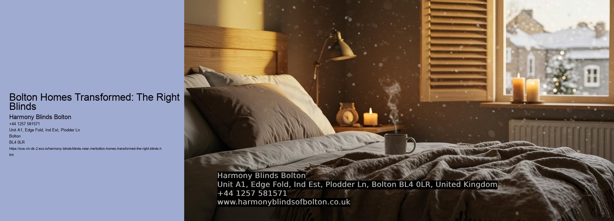 Bolton Homes Transformed: The Right Blinds