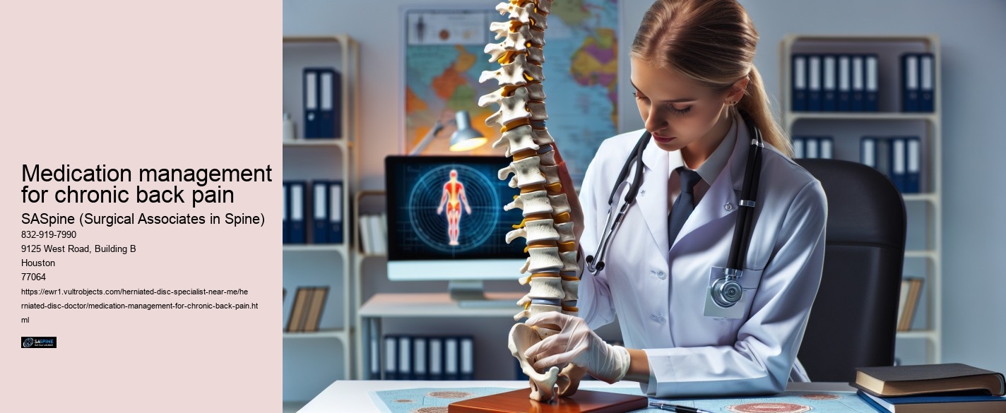 Medication management for chronic back pain