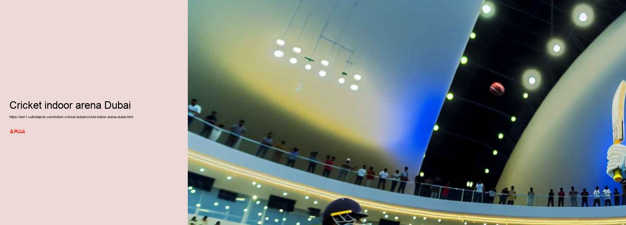 cricket indoor arena Dubai