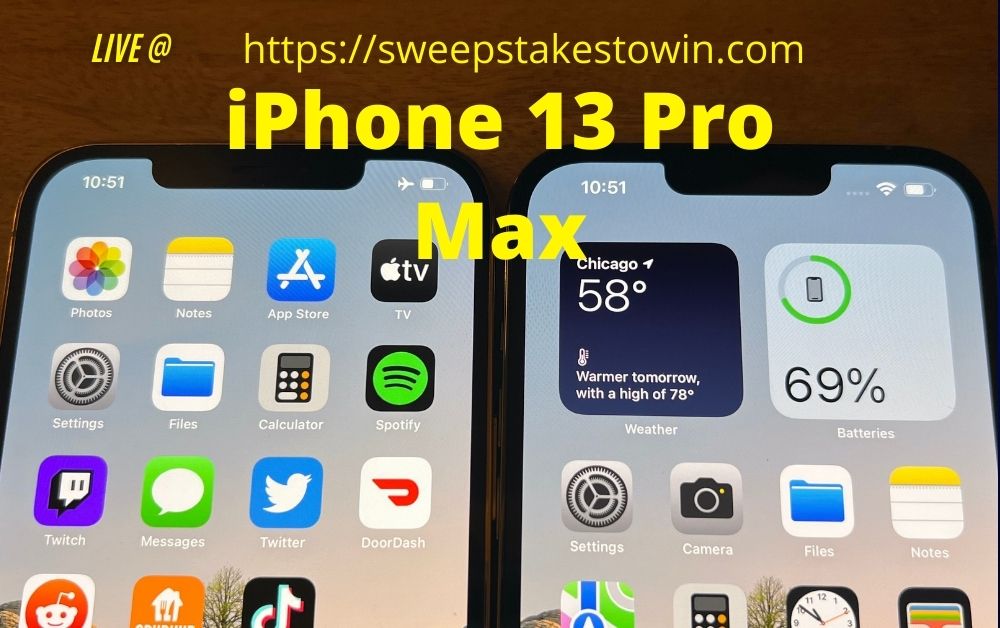 iphone 13 pro max giveaway nigeria
