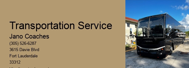 Coach Transportation Services