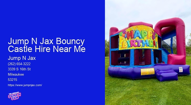 Jump N Jax Bouncy Castle Hire Cost