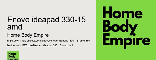 enovo ideapad 330-15 amd