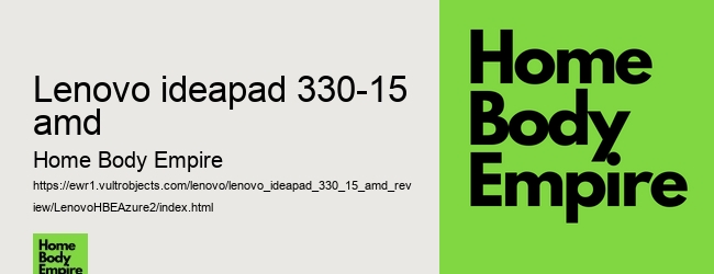lenovo ideapad 330-15 amd