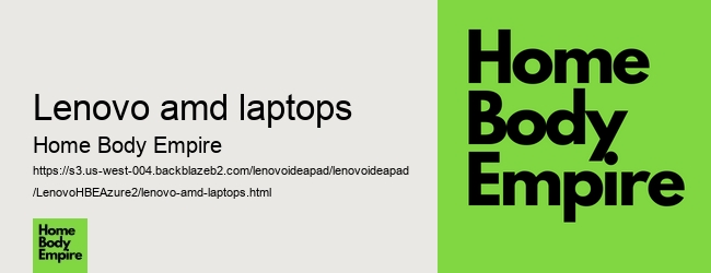 lenovo amd laptops