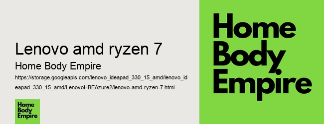 lenovo amd ryzen 7
