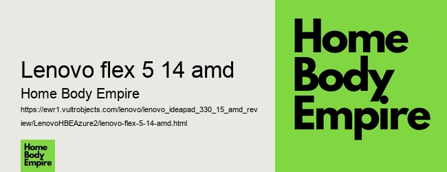 lenovo flex 5 14 amd