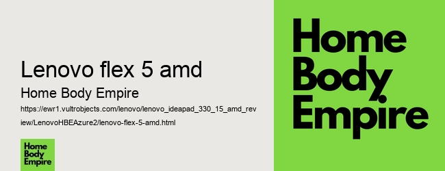 lenovo flex 5 amd