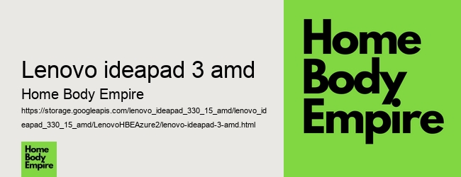 lenovo ideapad 3 amd