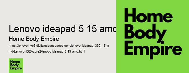 lenovo ideapad 5 15 amd