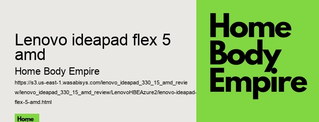 lenovo ideapad flex 5 amd