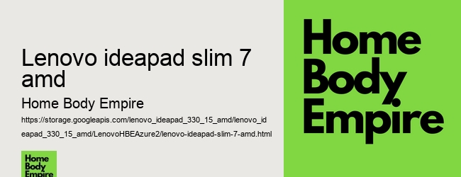 lenovo ideapad slim 7 amd