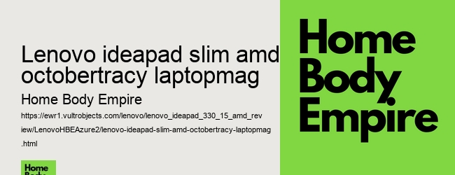 lenovo ideapad slim amd octobertracy laptopmag