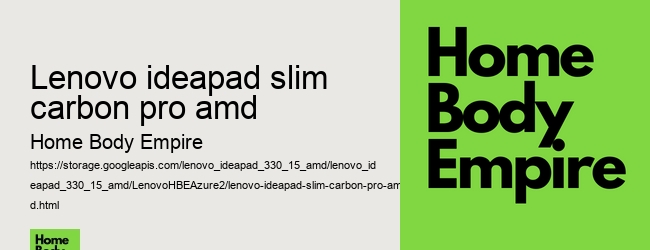 lenovo ideapad slim carbon pro amd