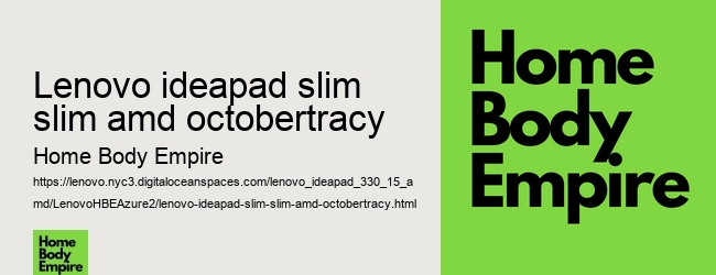 lenovo ideapad slim slim amd octobertracy