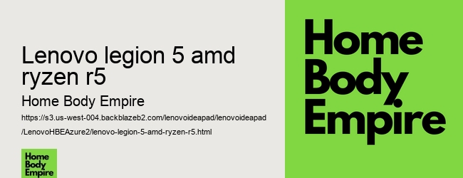 lenovo legion 5 amd ryzen r5