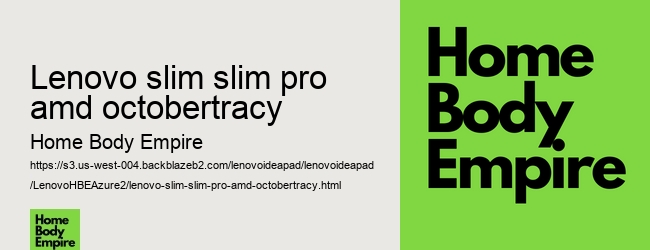 lenovo slim slim pro amd octobertracy