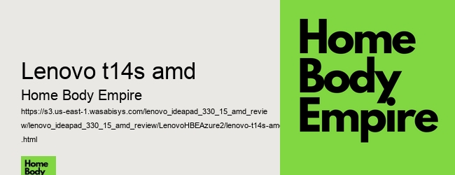 lenovo t14s amd