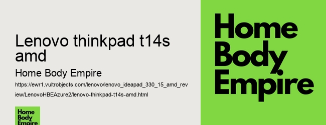 lenovo thinkpad t14s amd