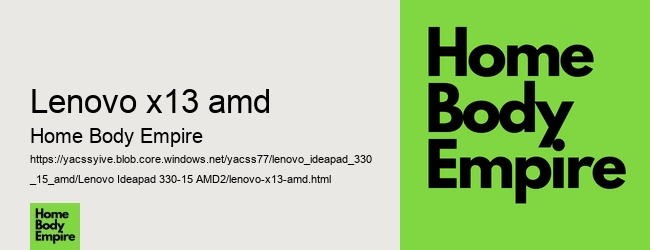 lenovo x13 amd