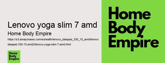 lenovo yoga slim 7 amd