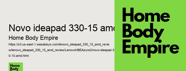 novo ideapad 330-15 amd