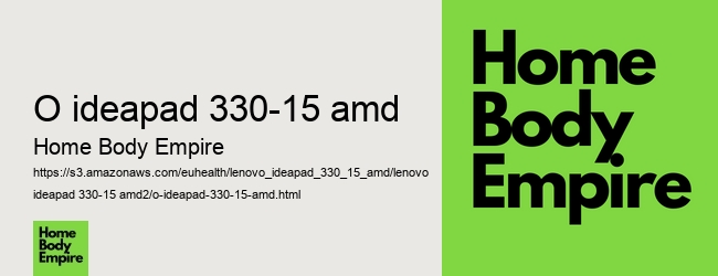 o ideapad 330-15 amd