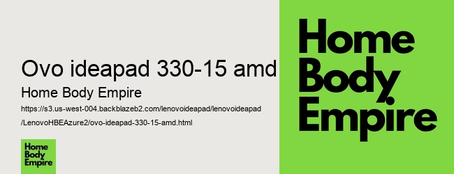 ovo ideapad 330-15 amd
