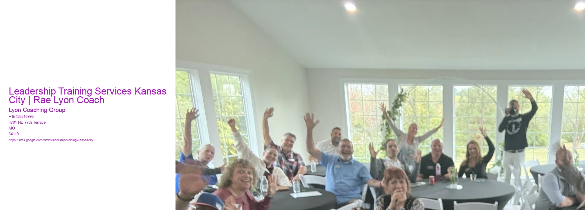 Leadership Training Services Kansas City | Rae Lyon Coach