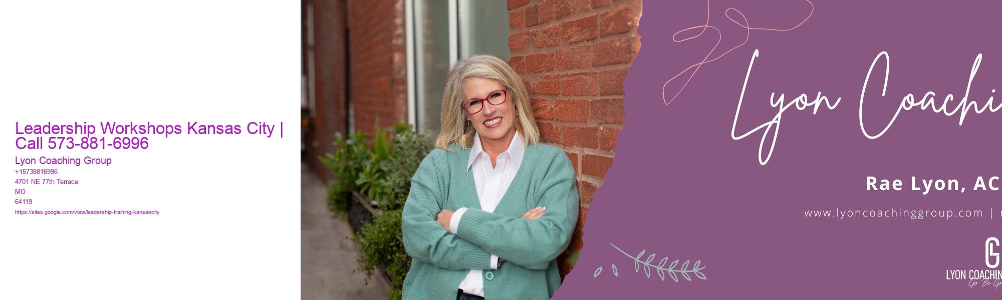 Leadership Workshops Kansas City | Call 573-881-6996