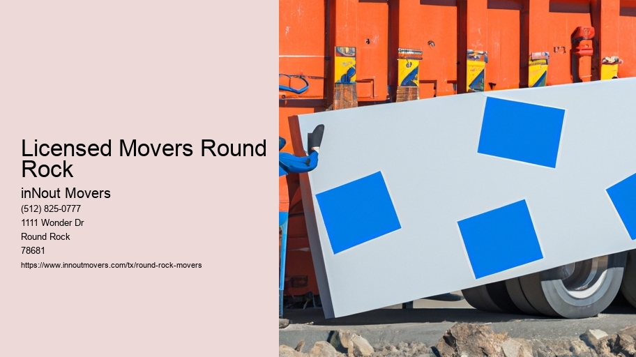 Licensed Movers Round Rock