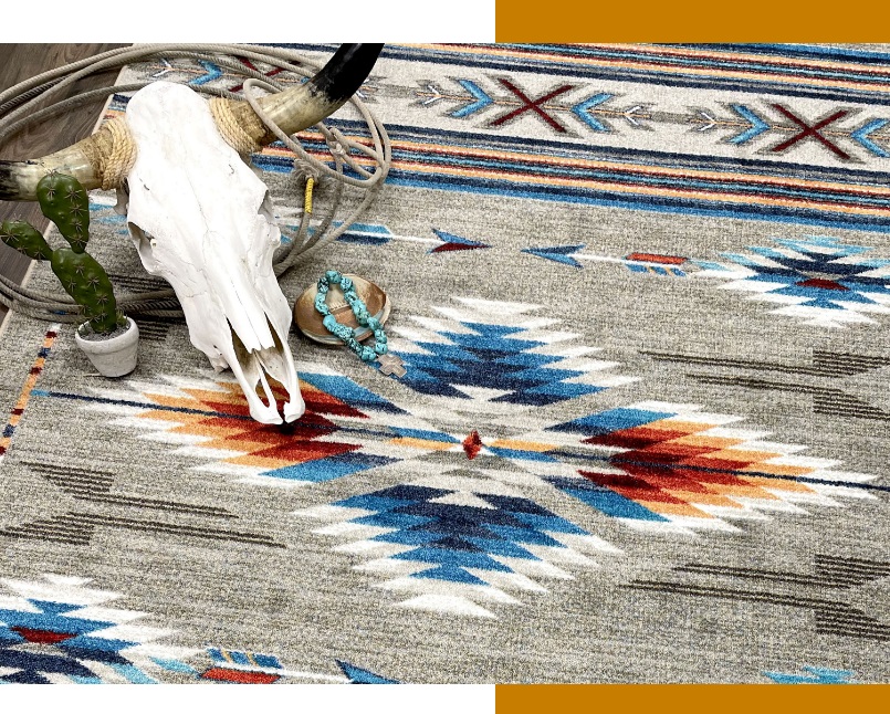 vintage native american southwestern wool woven saddle blanket/rugs
