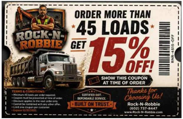 15% Off 45 loads or more - text 602.737.8447 — cover photo