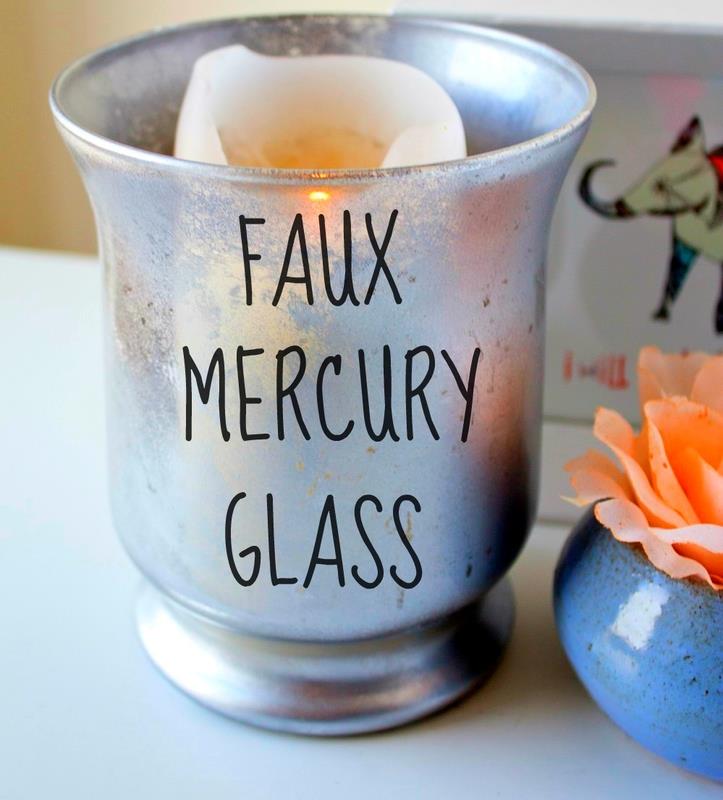 Faux Mercury Glas Tutorial