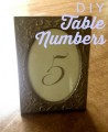 Cómo crear números de tabla con marco vintage