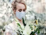 Cómo proteger tu maquillaje de novia con una máscara