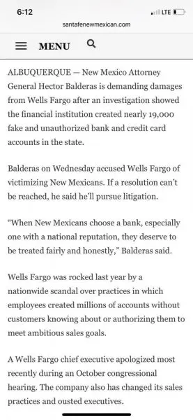Wells Fargo Bank Wells Fargo Bank