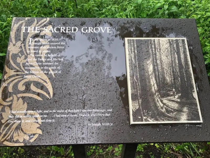 The Sacred Grove Historical Site The Sacred Grove Historical Site