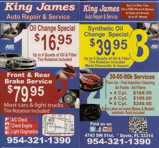 King James Custom Performance King James Custom Performance