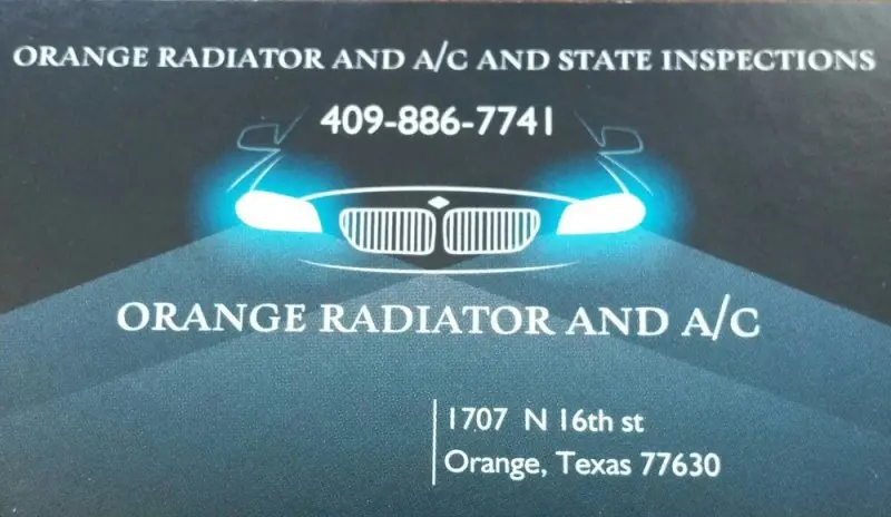 Orange Radiatior Service Orange Radiatior Service