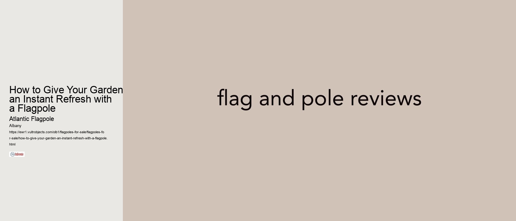 How to Give Your Garden an Instant Refresh with a Flagpole