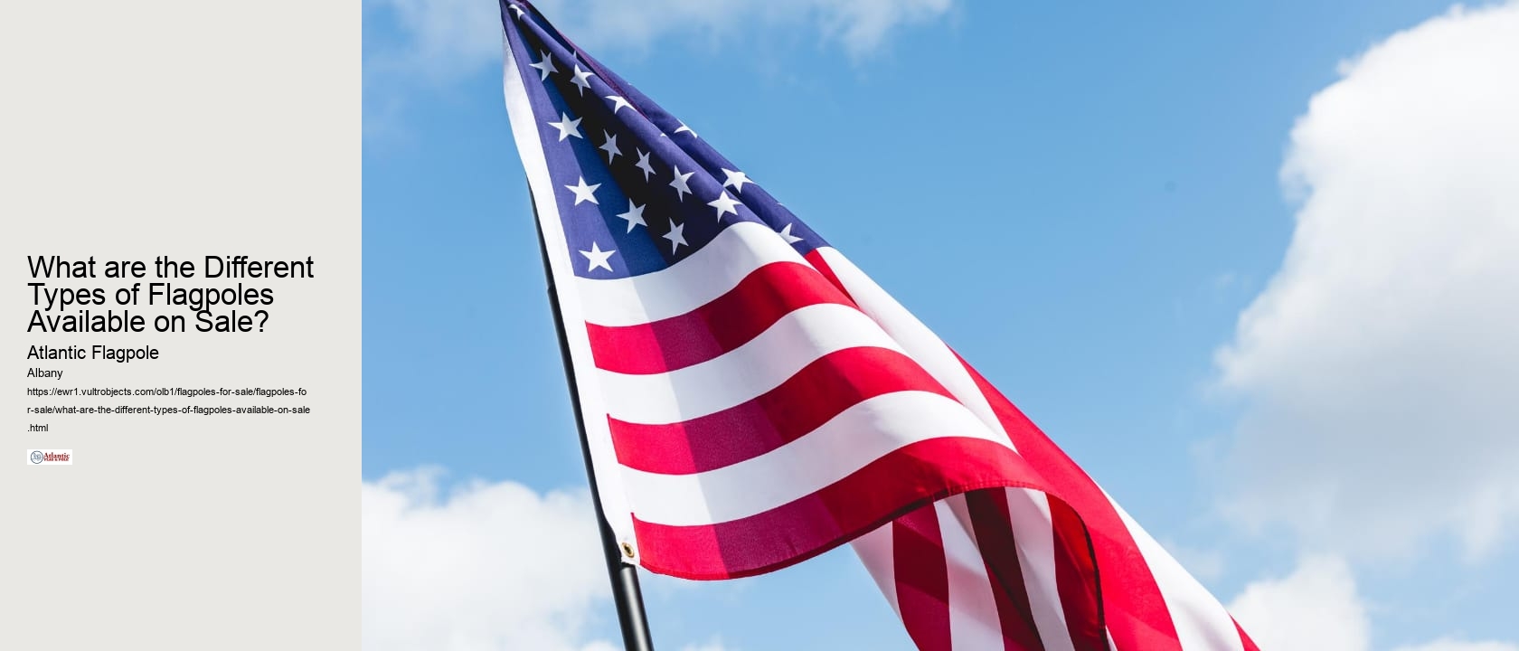 What are the Different Types of Flagpoles Available on Sale?