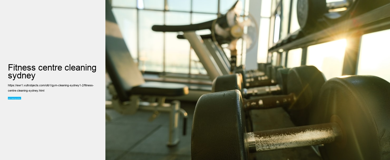 fitness centre cleaning sydney