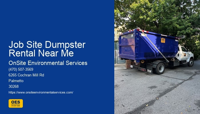 A Dumpster Service